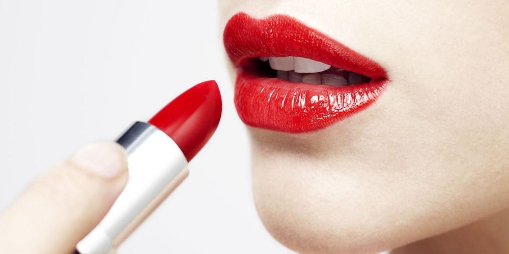 Roter Lippenstift