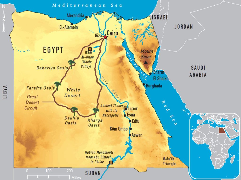 Nil - mapa i lokalizacja, dolina, długość, źródło, niepokojące fakty